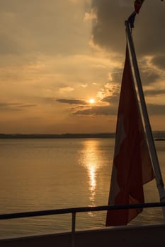The famous Lake of Zug in Switzerland