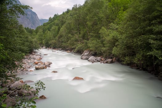 The Veneon river in the Oisans Region, France