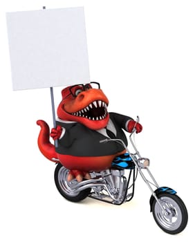 Fun trex - 3D Illustration