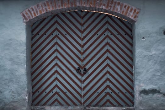 Gate of the ancient historic building background