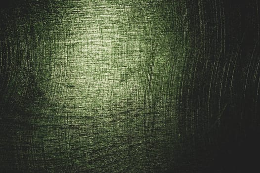 Scratched color texture. abstract green background. grunge texture