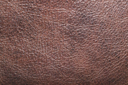 Brown leather texture background. rough material close up