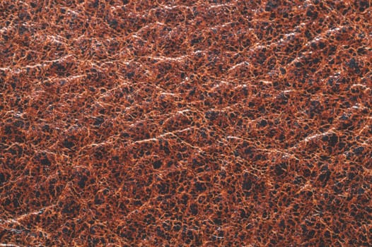 Brown leather texture background. rough material close up