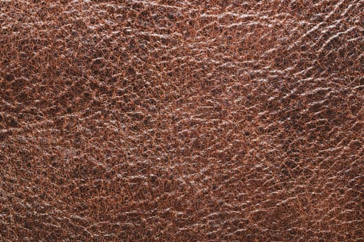 Brown leather texture background. rough material close up