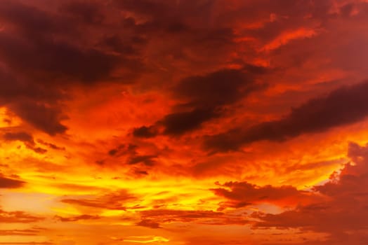 Abstract and pattern of cloud sky background, Pattern of colorful cloud and sky sunset or sunrise: Dramatic sunset in twilight, Beautyful of sky
