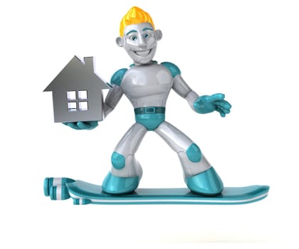 Robot - 3D Illustration