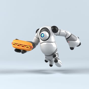 Big robot - 3D Illustration
