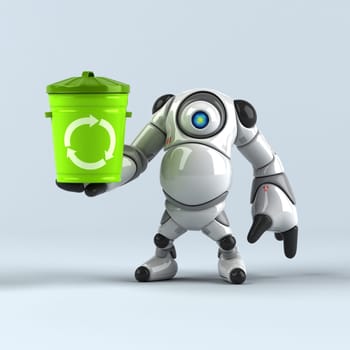 Big robot - 3D Illustration