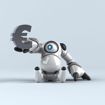 Big robot - 3D Illustration