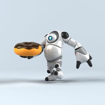 Big robot - 3D Illustration
