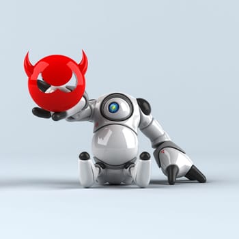Big robot - 3D Illustration