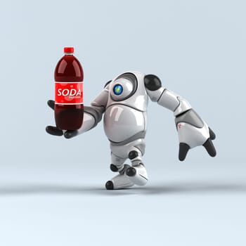 Big robot - 3D Illustration