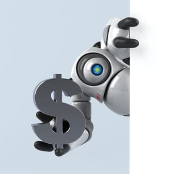 Big robot - 3D Illustration