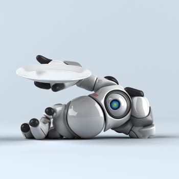 Big robot - 3D Illustration