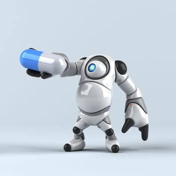Big robot - 3D Illustration