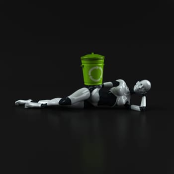 Robot - 3D Illustration
