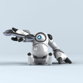 Big robot - 3D Illustration