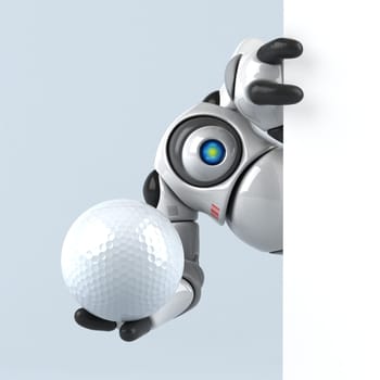 Big robot - 3D Illustration