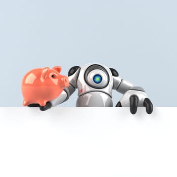 Big robot - 3D Illustration