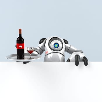 Big robot - 3D Illustration