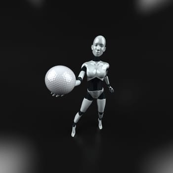 Robot - 3D Illustration
