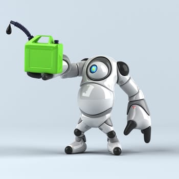 Big robot - 3D Illustration