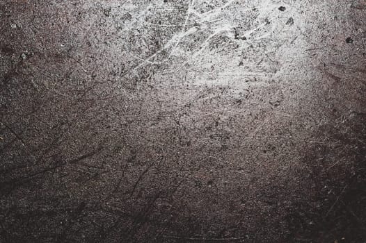 Rusty metal texture background. old iron plate texture. steel wall. workbench surface with scratches. hard work concept with copy space