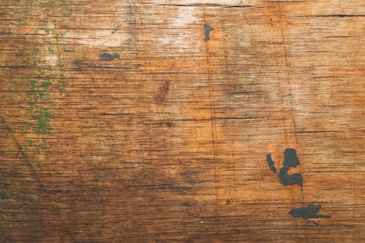 Rough wood with paint spots. old wooden texture. cracked and scratched surface