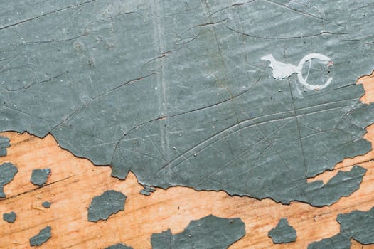 Rough wood with paint spots. old wooden texture. cracked and scratched surface