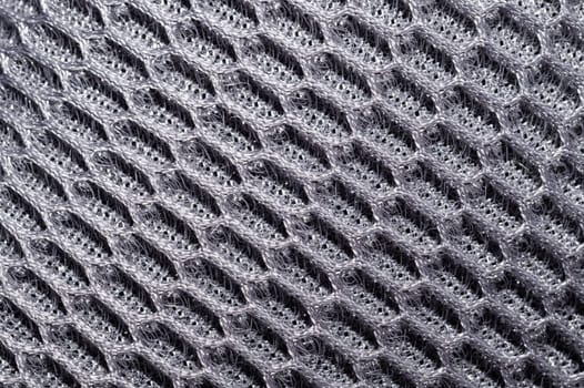 Black fabric texture close up. textile background. knitted pattern. woven material