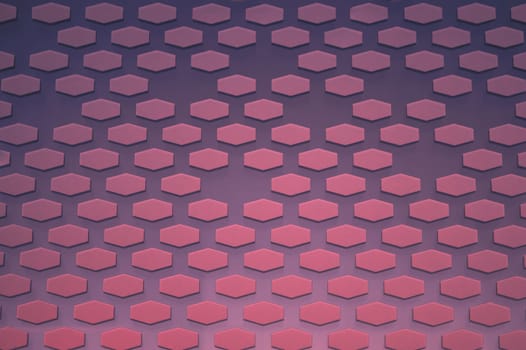 Hexagon pattern. geometric background. hexagonal grid. abstract purple red texture with hex mesh