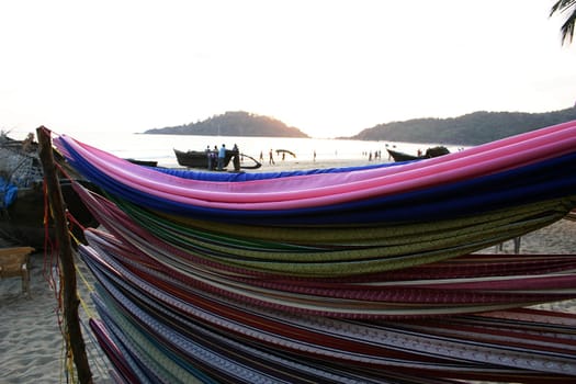 sunset on the Indian sea