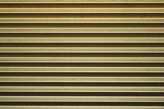 Corrugated copper plate. ribbed iron background. metal backdrop