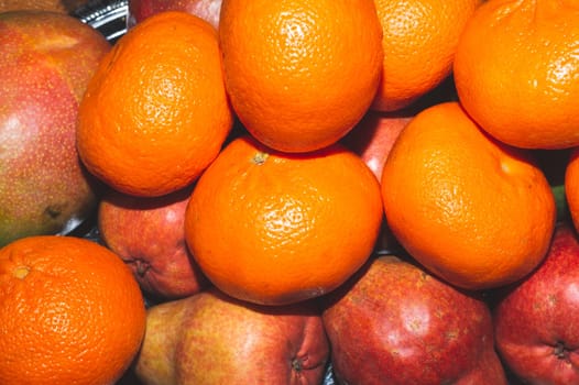 Fresh mandarins. natural looking fruits