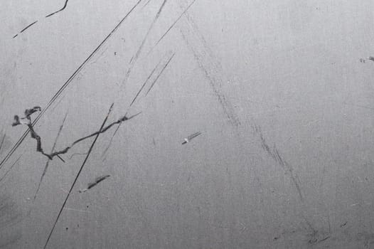 Aluminum plate with scratches. steel sheet background. metal surface