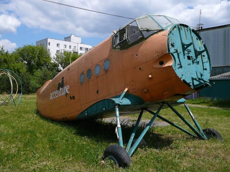 AN-wreck transport plane