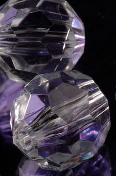colorful crystal balls