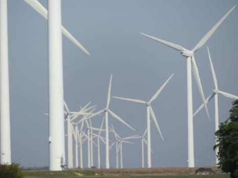 wind turbines clean energy production air blades wind mill electricity