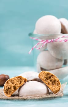 Pepper nuts, traditional german christmas sweets, nuremberg gingerbread, winter sweets