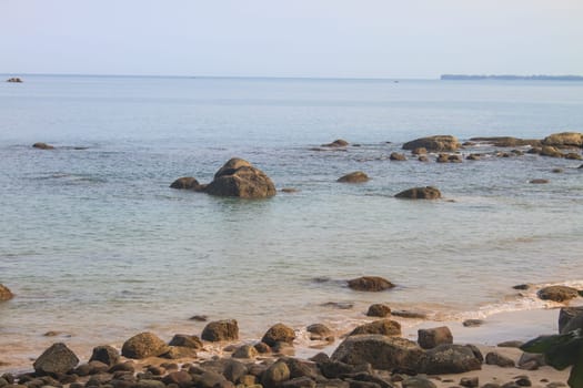 beautiful tropical sea in summer, beach island and the sea in Thailand