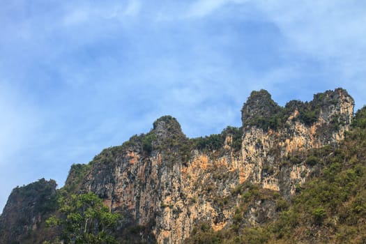 Limestone mountains in Khao sok national park