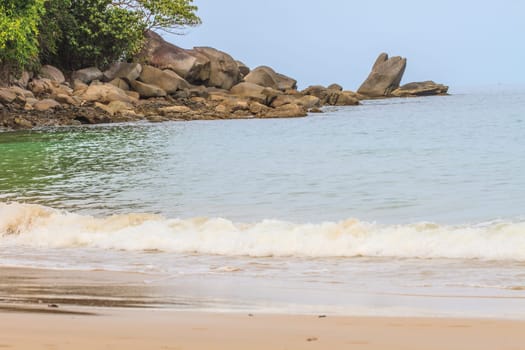 beautiful tropical sea in summer, beach island and the sea in Thailand