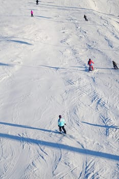 Downhill skiing