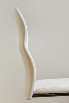 modern chair with anatomic back, side view