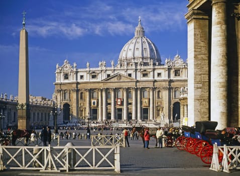 St. Peter's Square in Vatican City, Rome