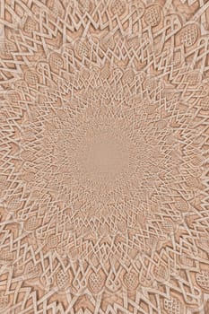 Arab background remanding to Islam culture. Design created from a 13th century architectural detail using droste effect.