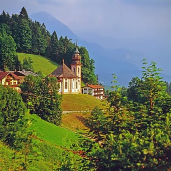Church Maria Gern in  in Berchtesgaden, Germany