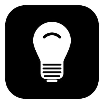 Light bulb and app icon