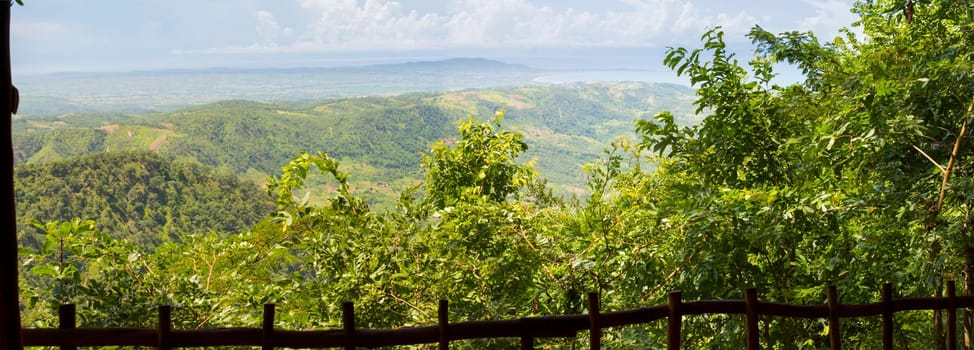 View on the landscape surrounding Livingstonia in Malawi, Africa. Travel and Tourism.