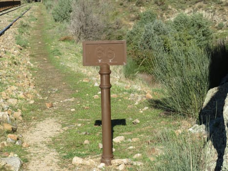 numbers points distance metal marking vertical limitation measured